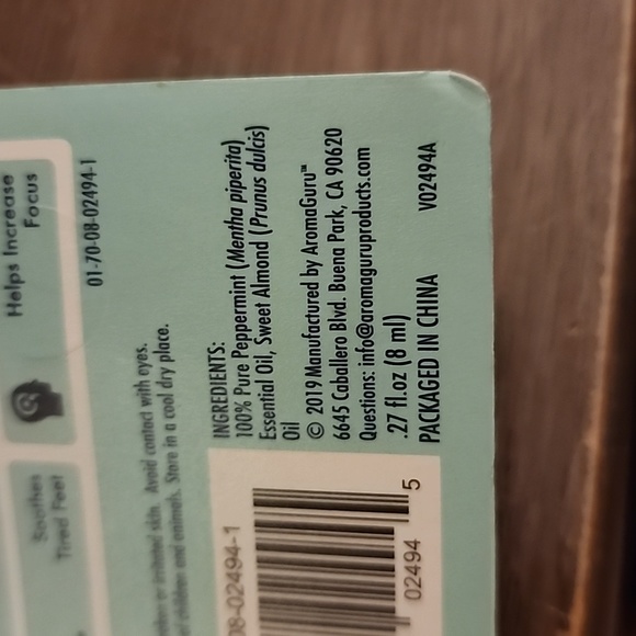 AromaGuru Roll-On Scent Peppermint - Picture 3 of 3